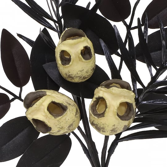 11" Black Eucalyptus with Skull pick by Ashland®